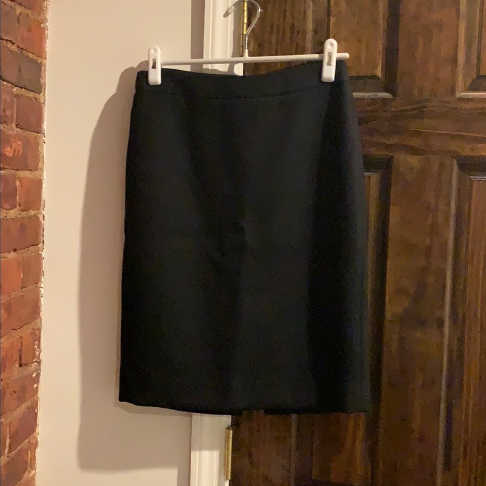 SALE  LAST CALL⭐️⭐️ JCrew black wool pencil skirt